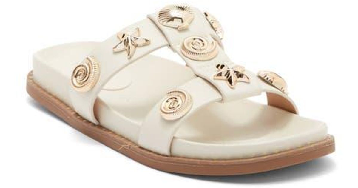 Ross Moda Slides Top Moda Sailor Slide Sandal in Natural | Lyst