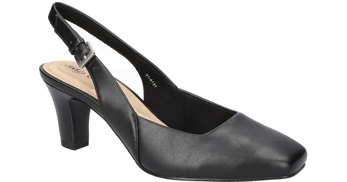 Easy Street Ritsa Slingback Pump in Black | Lyst