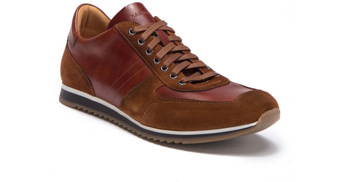 magnanni berkeley leather sneaker