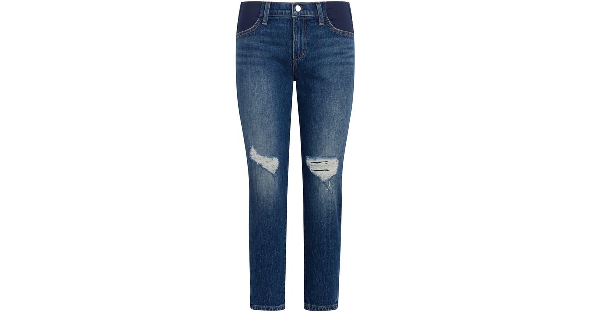 Joe's The Lara Ankle Maternity Jeans In Burden Destruct At Nordstrom