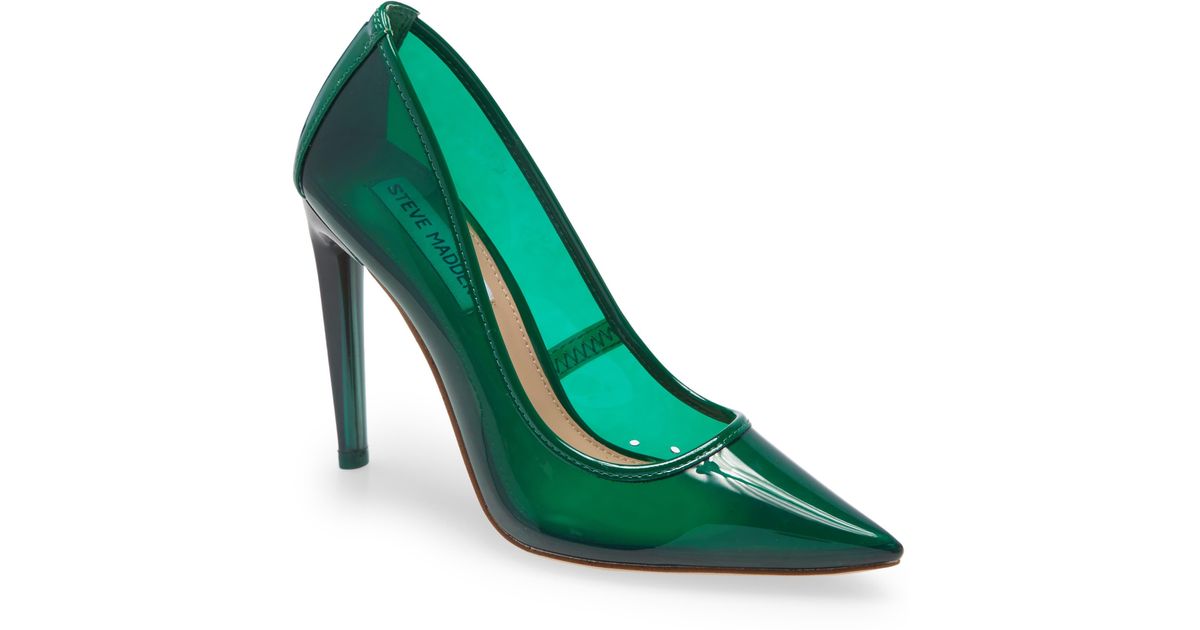 Steve Madden Tamper Pump in Green | Lyst