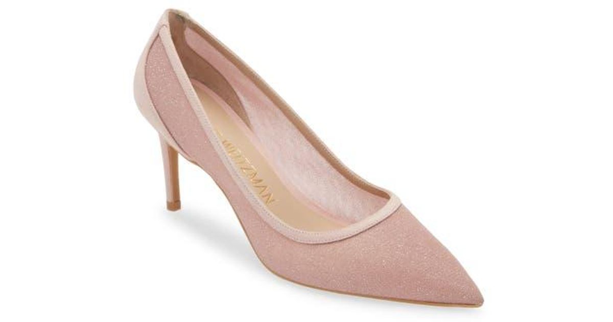 Stuart Weitzman Linsi 75 Pump in Pink Lyst