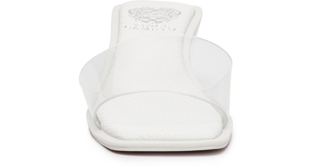Vince Camuto Beyinds Slide Sandal in White Lyst
