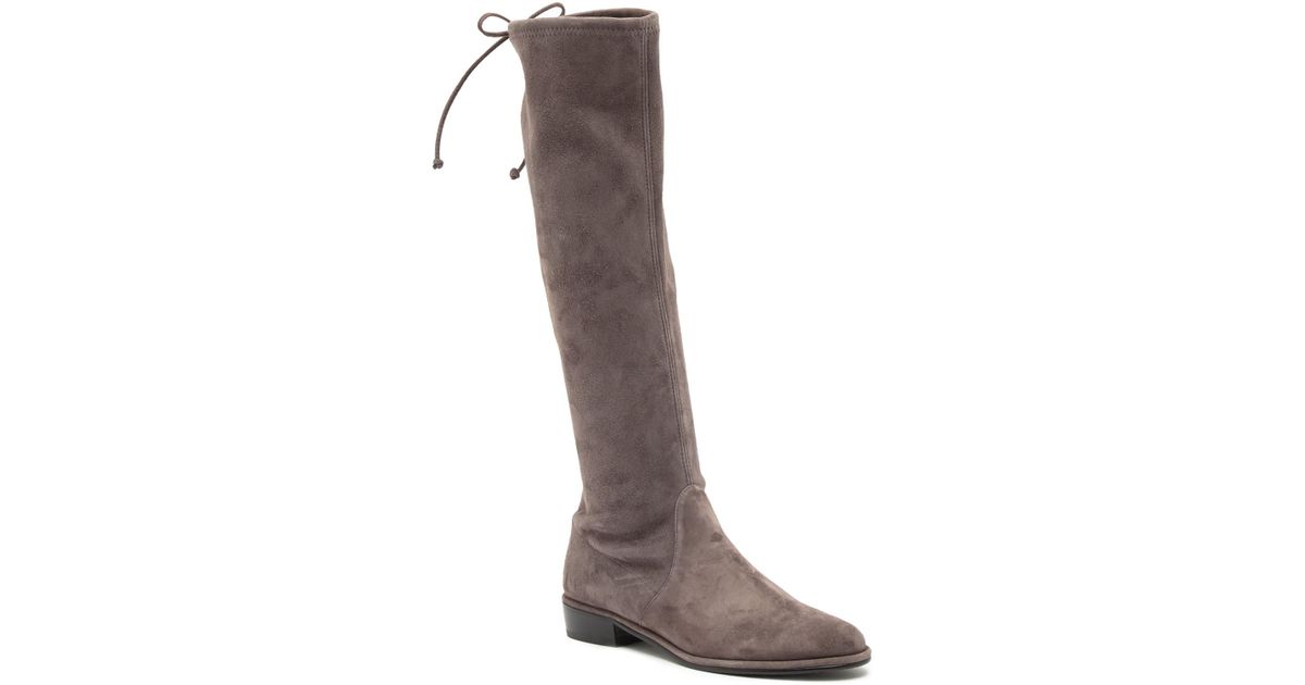 stuart weitzman kneezie suede boot