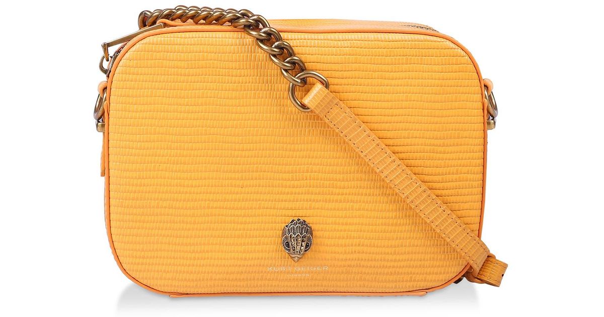 Kurt Geiger Shoreditch Camera Bag in Orange Lyst