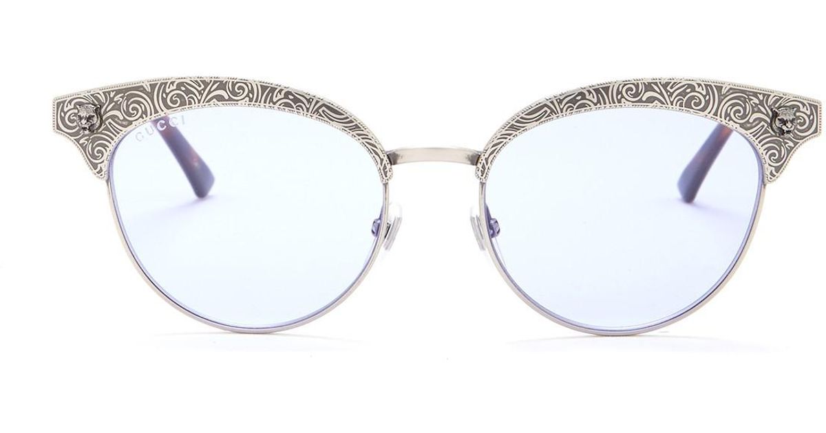 gucci 52mm clubmaster sunglasses