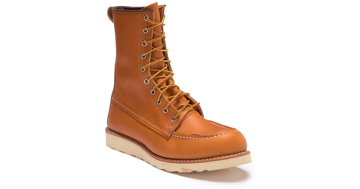 red wing moc toe factory second