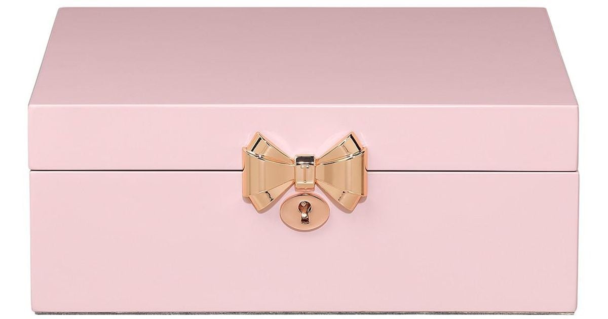 Ted Baker Lacquered Hero Pink Jewellery Box With Musical Ballerina | Lyst