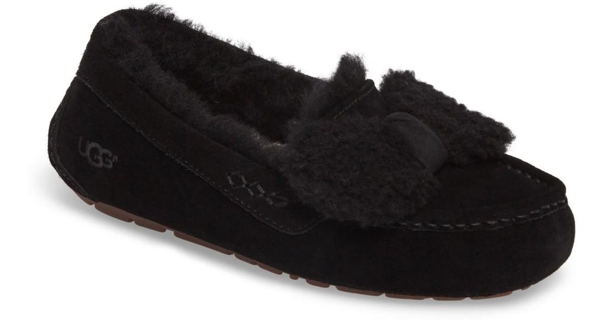 ugg ansley bow glimmer flat
