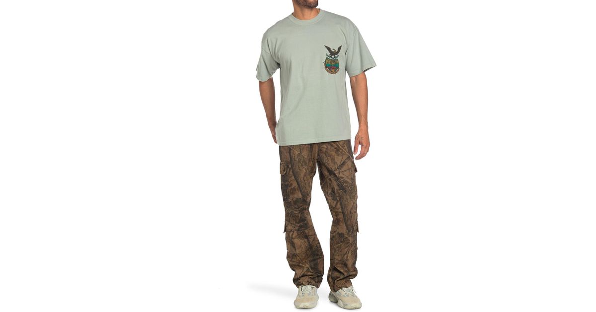 forbrug repertoire Efternavn Yeezy Camo Print Cargo Pants in Green for Men | Lyst