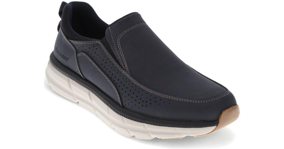 Dockers Go-Time Scarpe Da Ginnastica Uomo - Suola EVA Ammortizzata - Tomaia Mista Pelle/Maglia - Leggere E Traspiranti