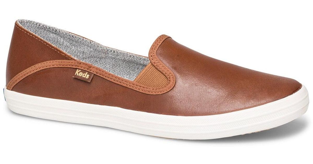 keds cognac slip on