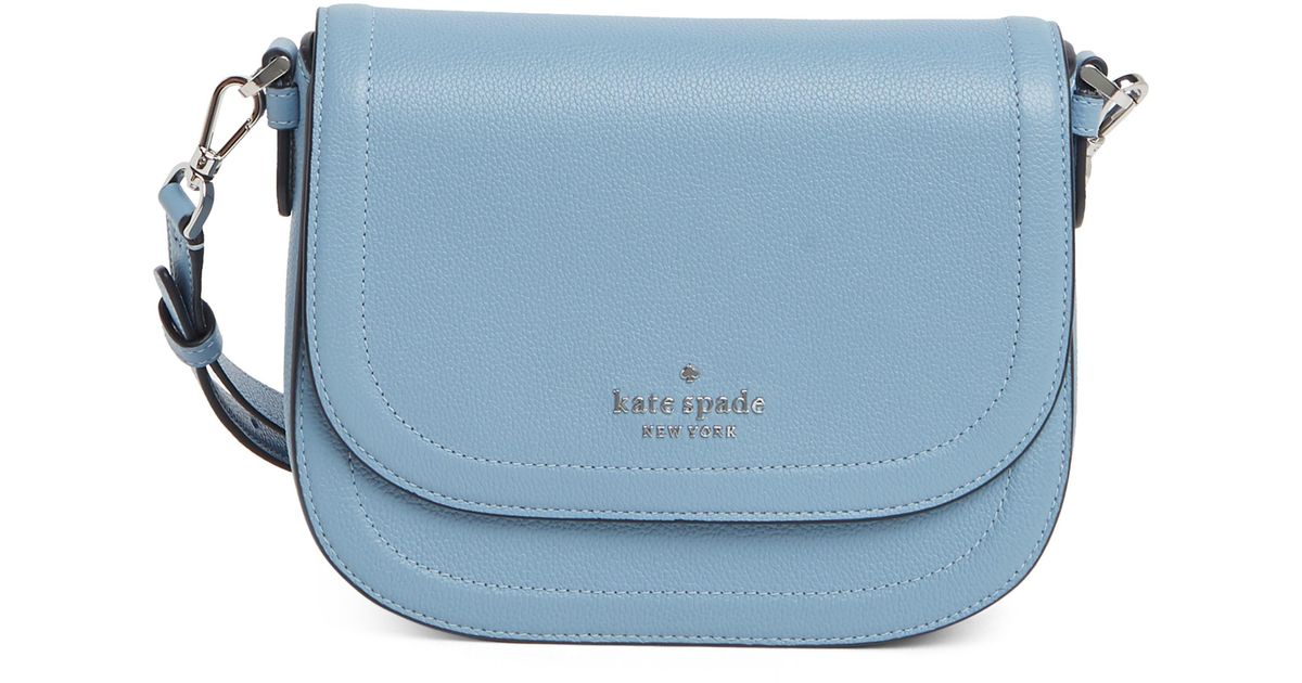 Kate Spade Blake Leather Saddle Bag in Blue Lyst