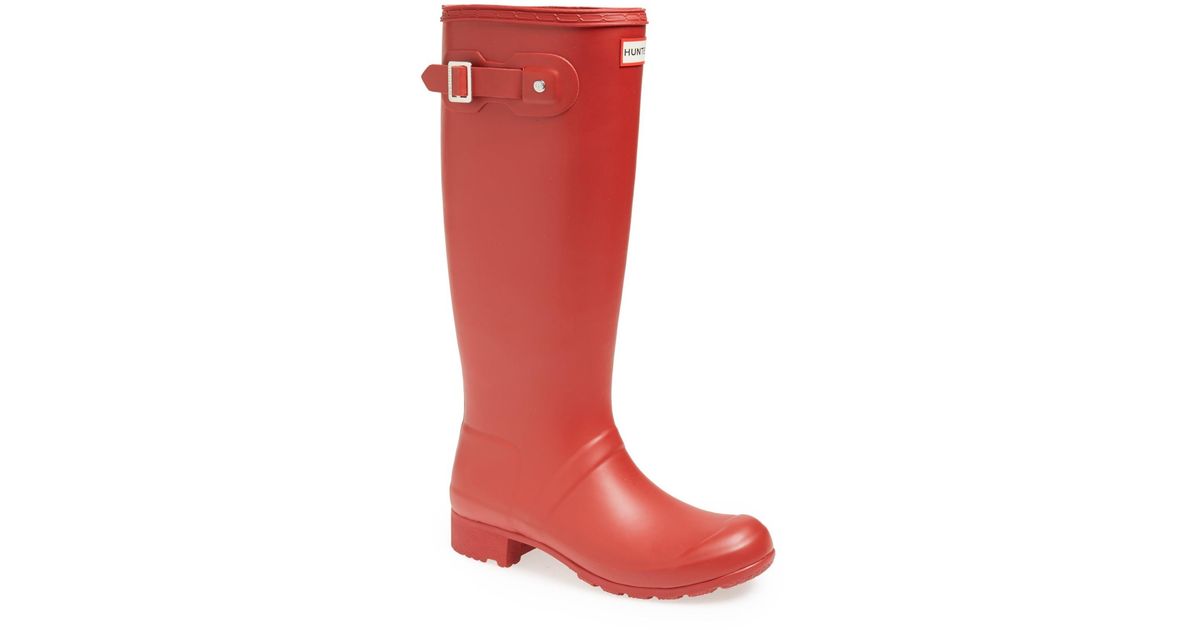 hunter tour packable waterproof rain boot