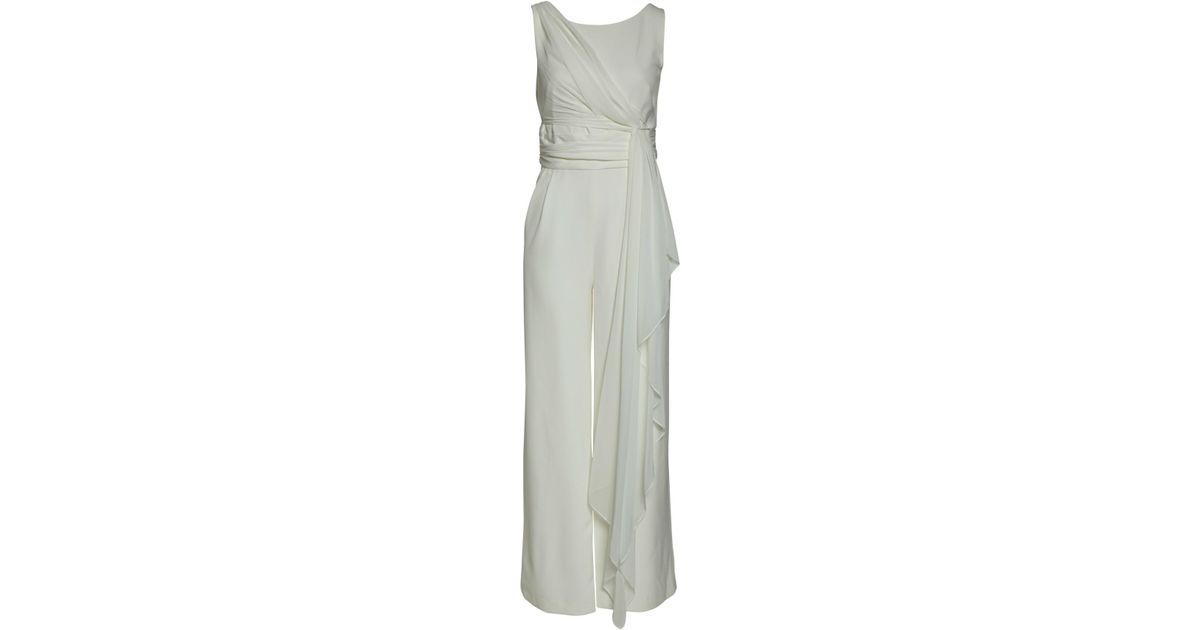 eliza j cascading jumpsuit