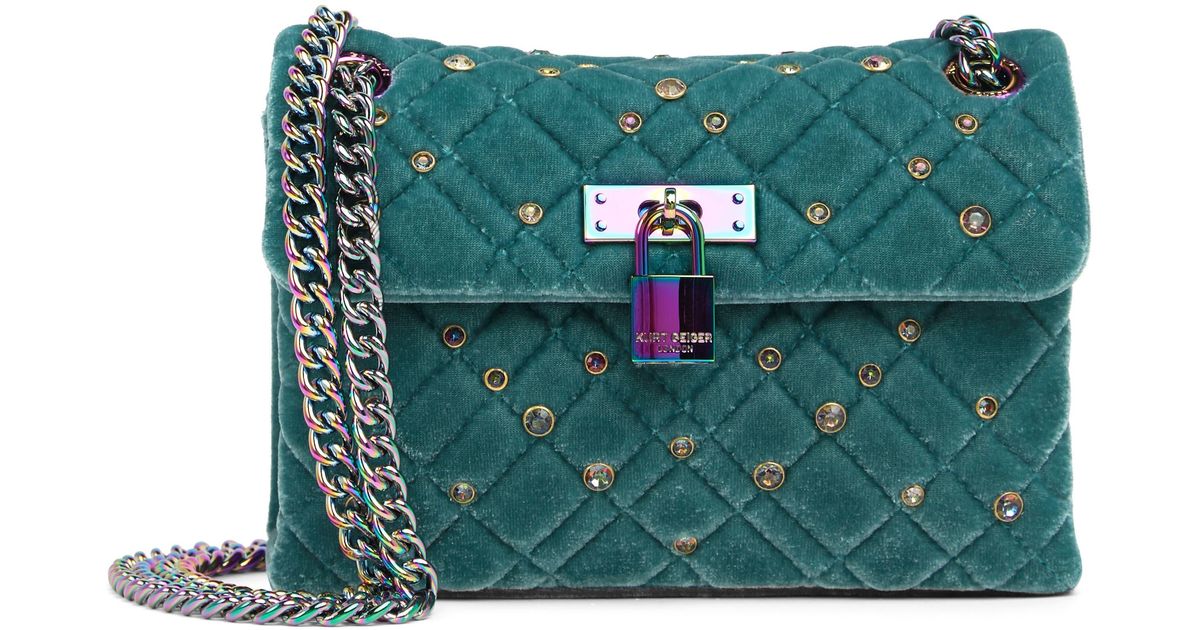 Kurt Geiger Mini Brixton Shoulder Bag In Blue At Nordstrom Rack in