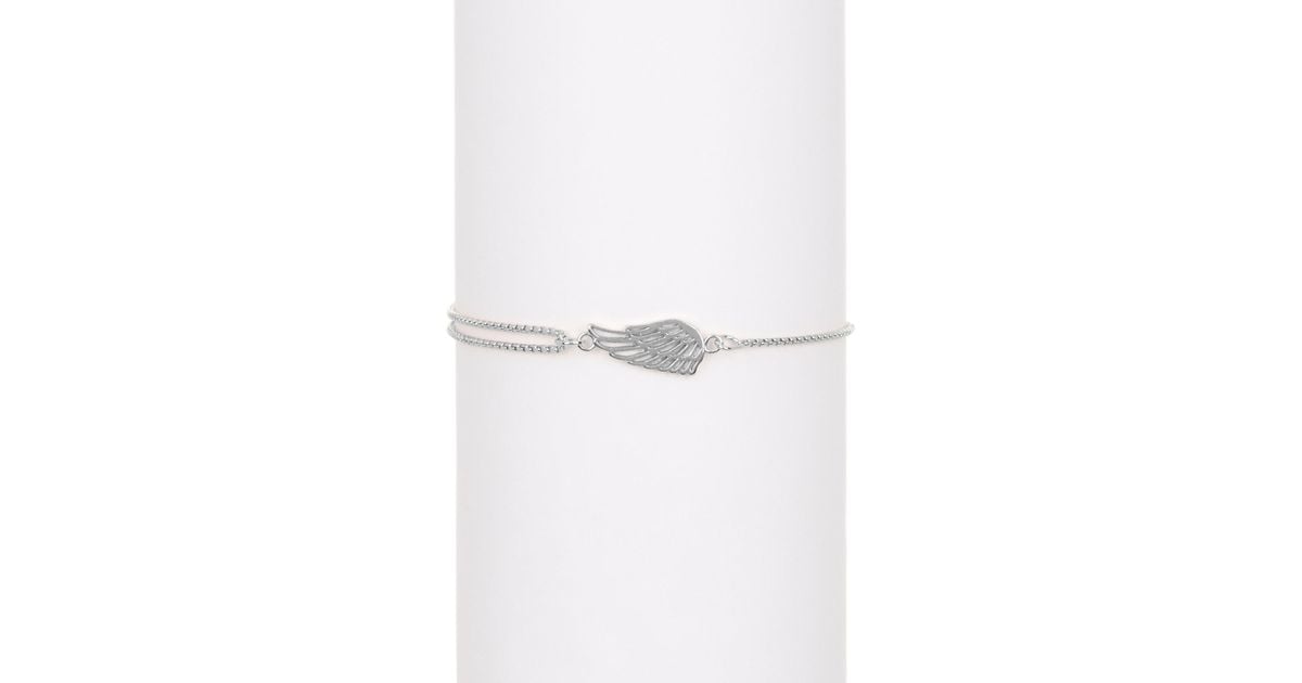 alex and ani angel wings pull cord bracelet