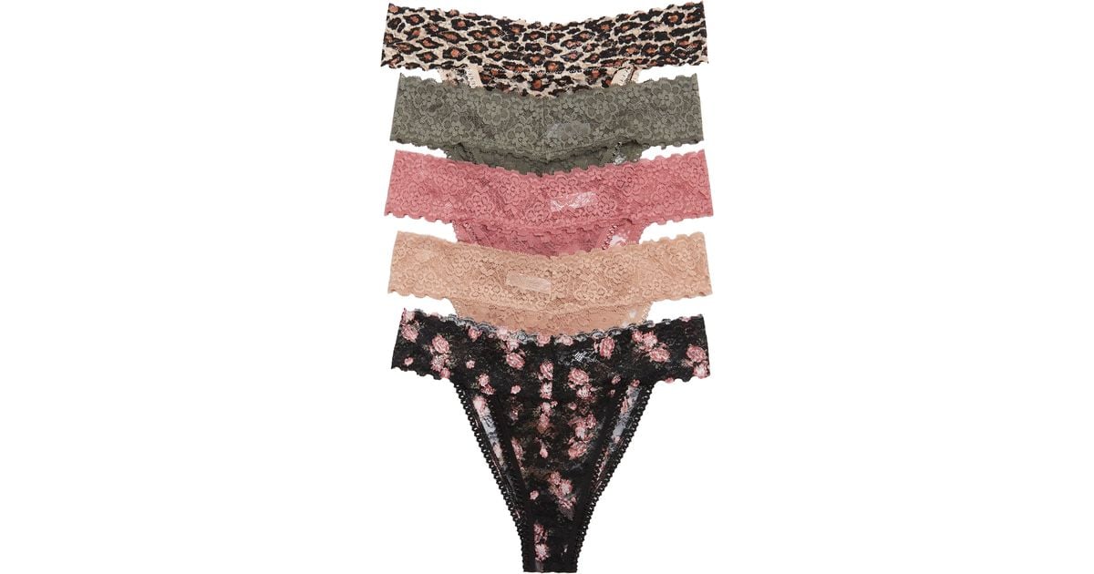 Nine West Assorted Lace Tanga Cheeky Underwear