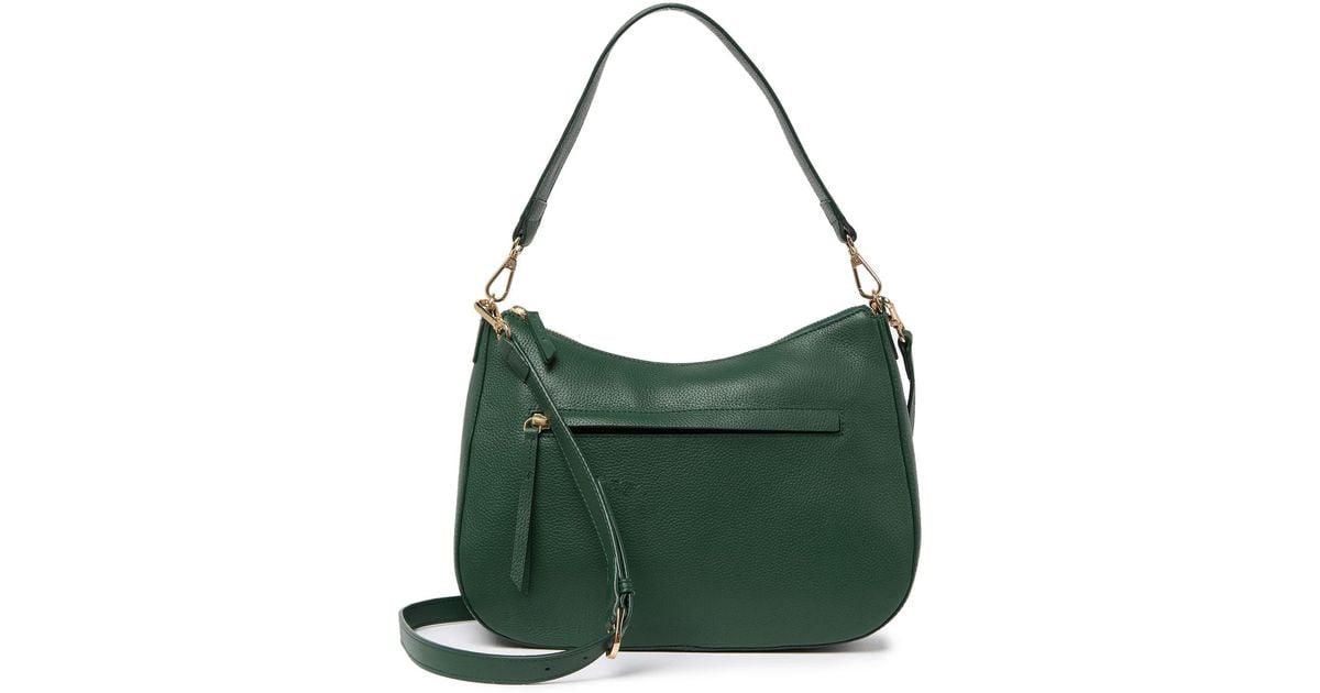 Nordstrom Finn Leather Hobo Bag in Green | Lyst
