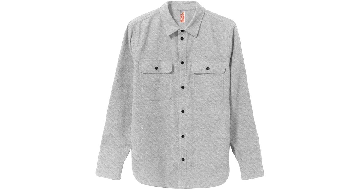 FLEECE FACTORY Quilted Shacket In Mens Quilted Shacket At Nordstrom Rack in Gray for Men Lyst