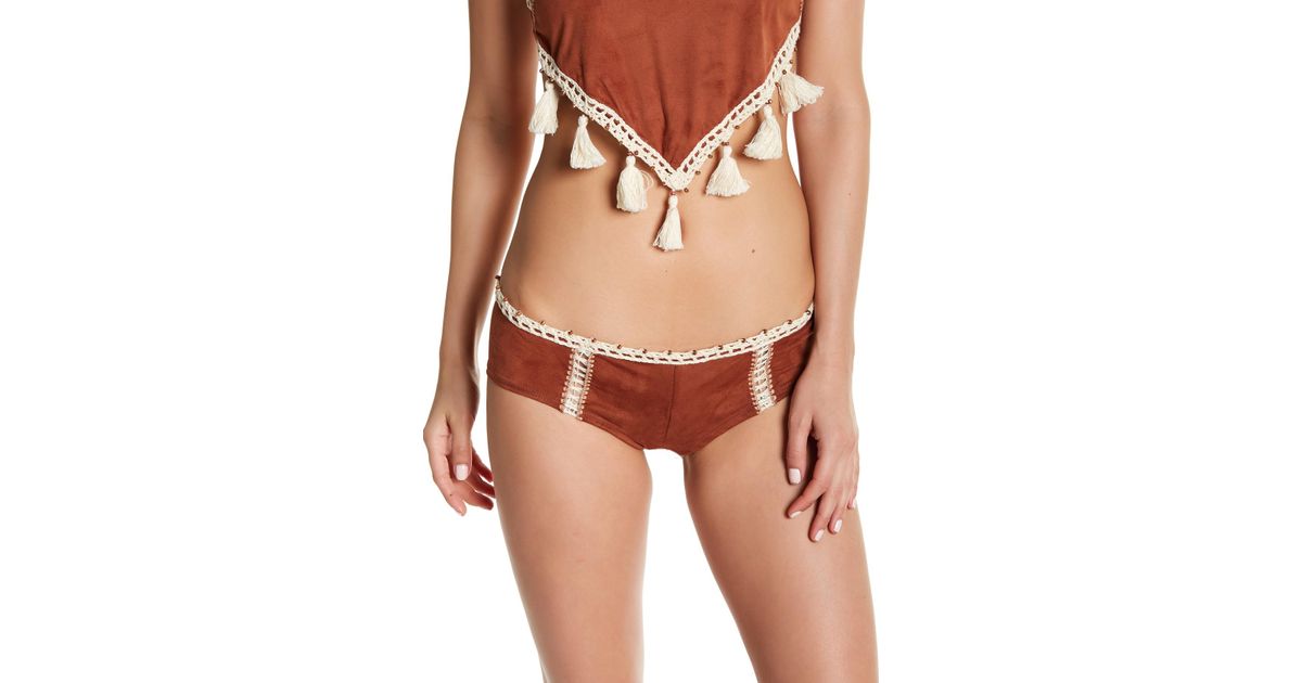 cheeky boyshort swim bottoms