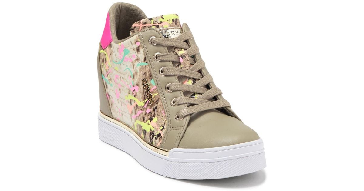 guess snakeskin shoes