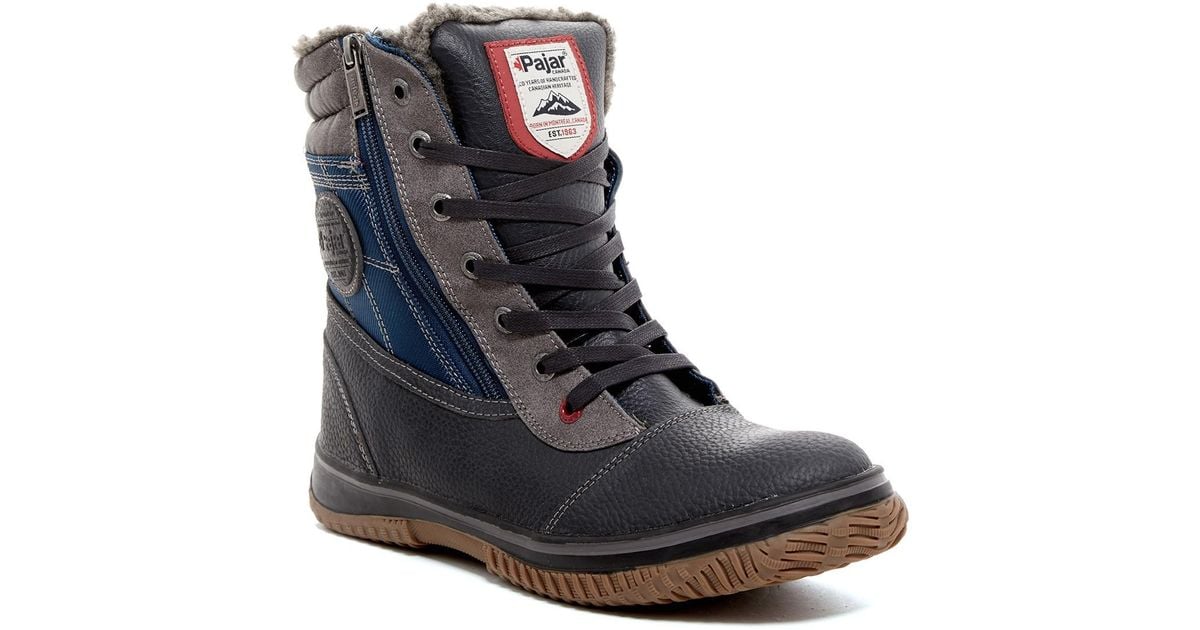 pajar tour fleece lined waterproof boot