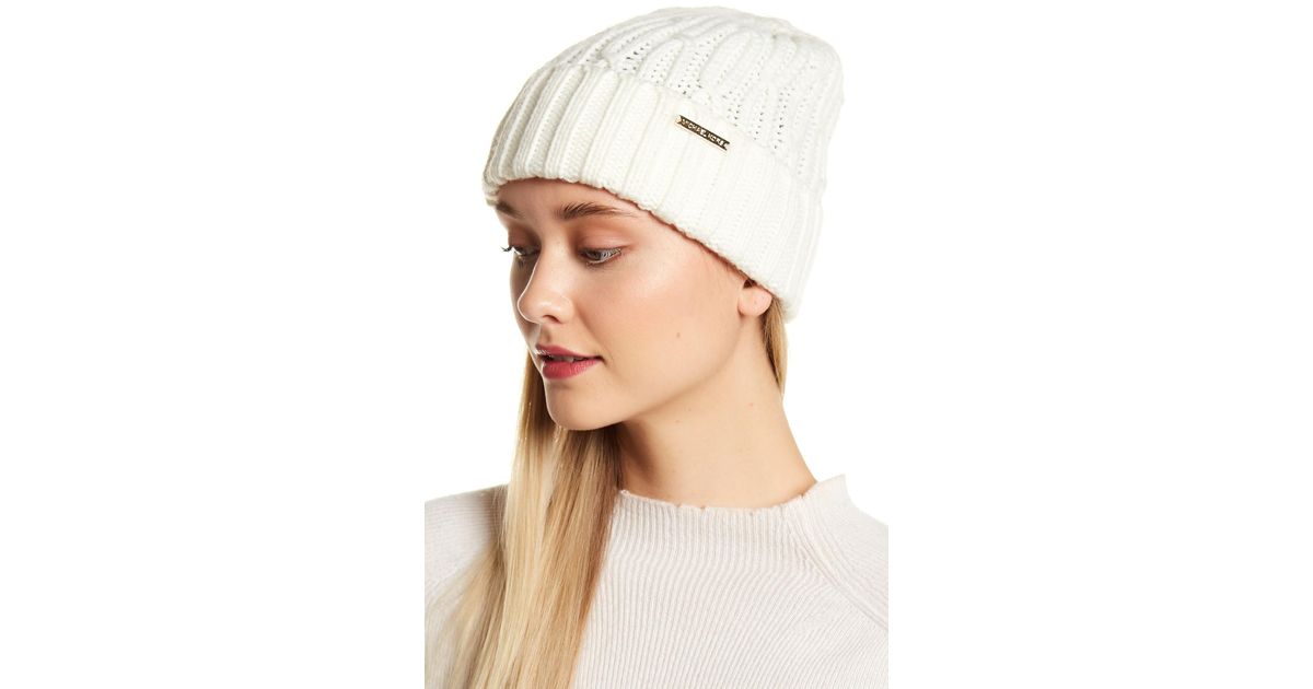 michael kors cable knit hat