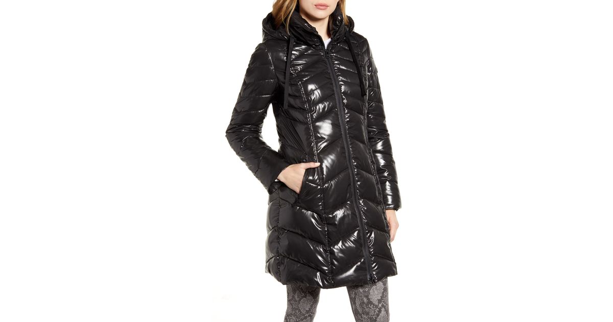 sam edelman asymmetrical puffer jacket