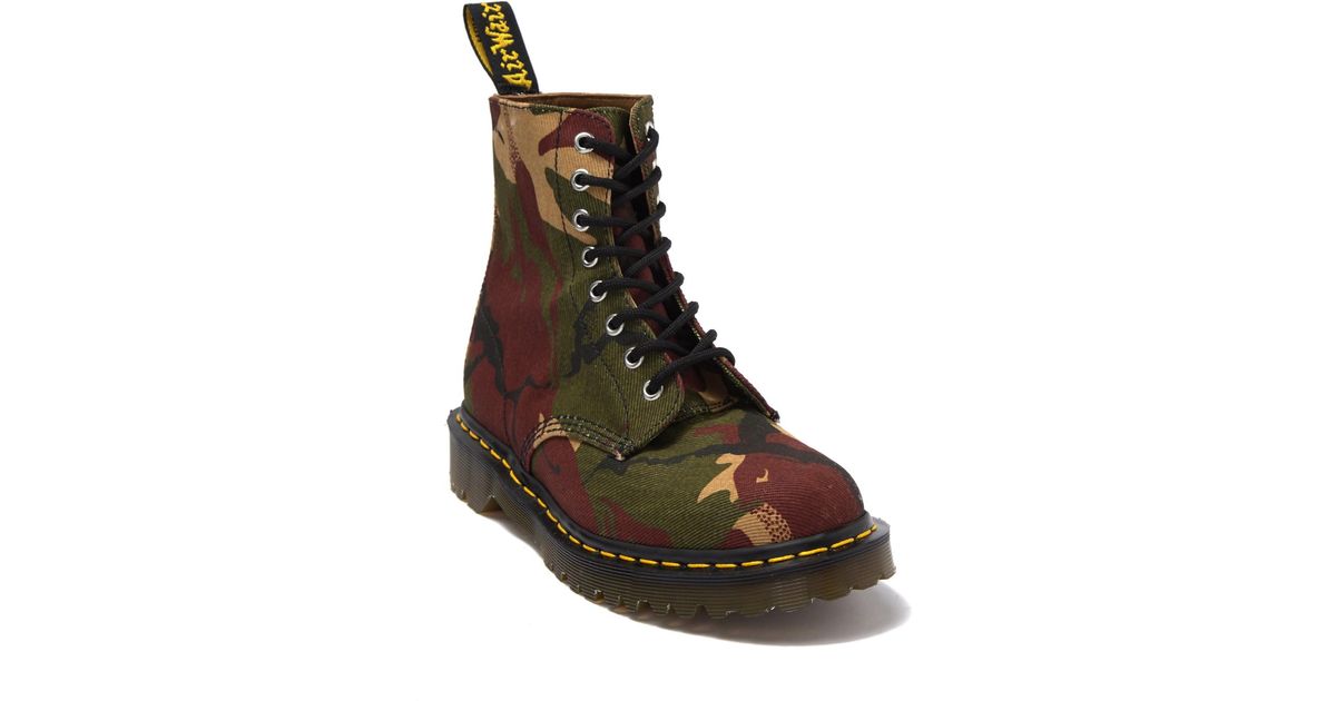 dr martens camouflage boots