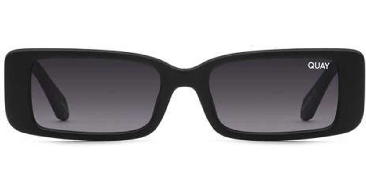 Quay Art School Sunglasses Matte Black Smoke / Minimalist Core Clean Girl NEW Amazon.com: Quay Women main image 4