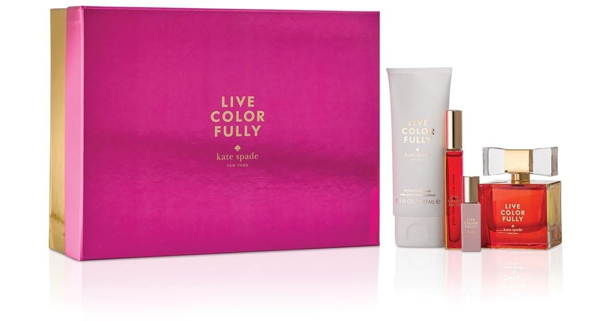 Kate Spade Live Colorfully Holiday Gift Set in Pink - Lyst