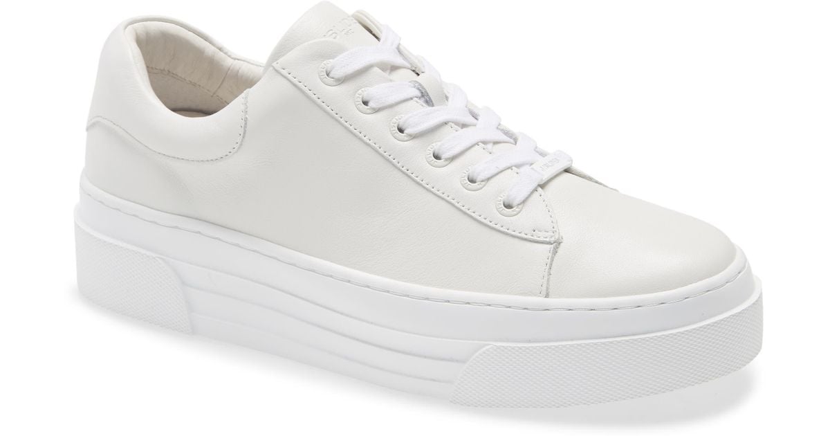 J/Slides Jslides Amanda Platform Sneaker In Spring White Leather At Nordstrom Rack Lyst