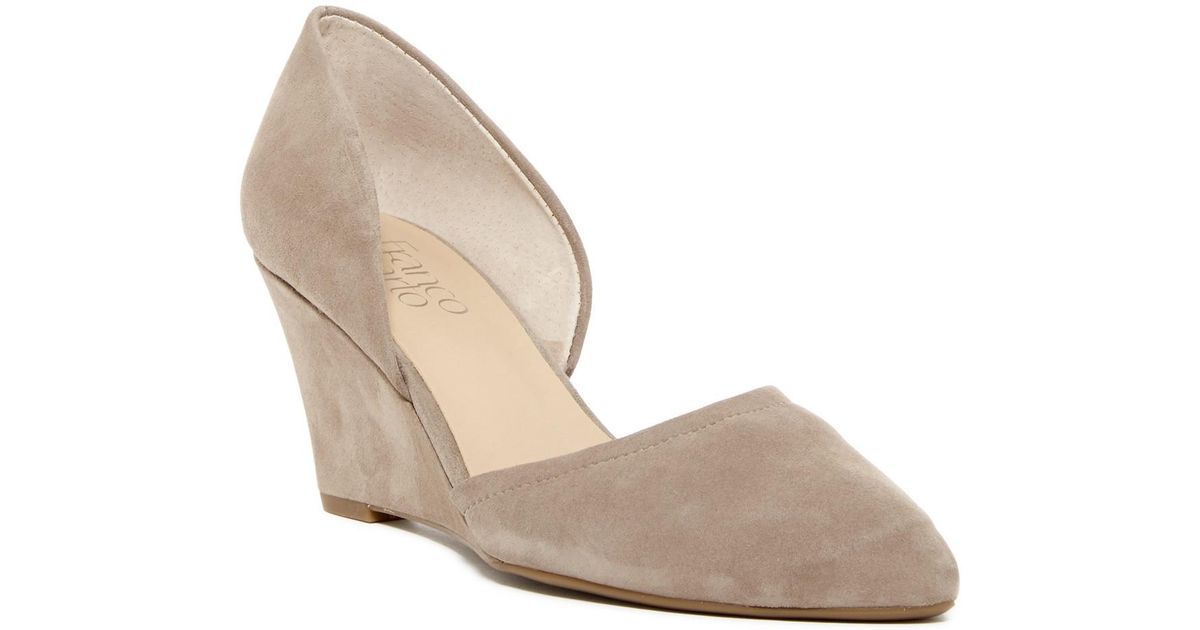 franco sarto suede pumps