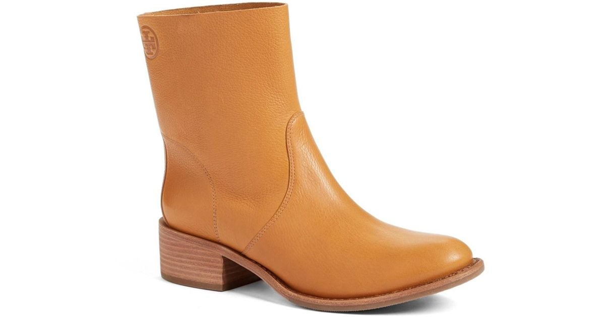 Tory Burch 'siena' Bootie in Brown | Lyst