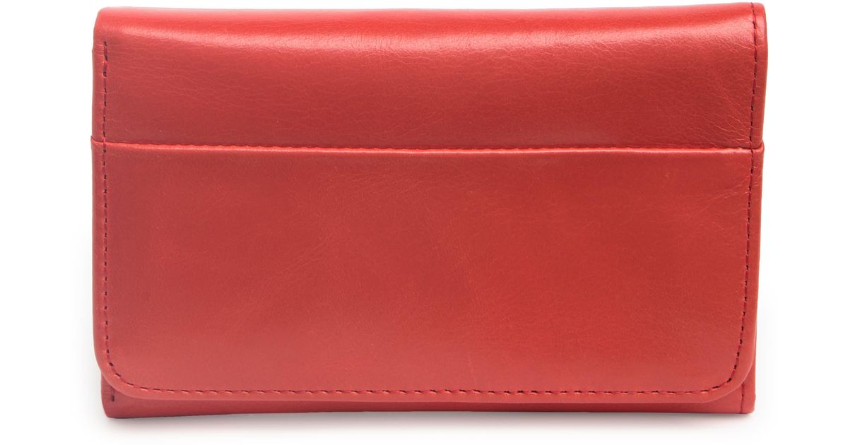 Hobo International Leather Jill Trifold Wallet In Rio At Nordstrom Rack ...