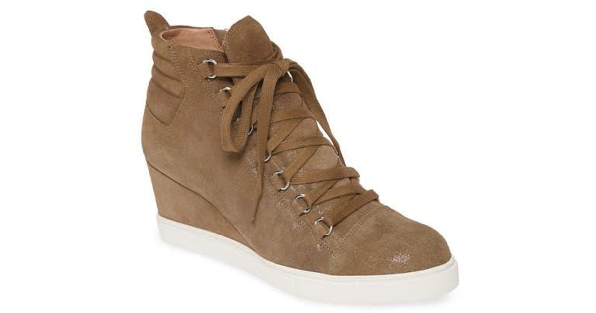 linea paolo fenton wedge sneaker