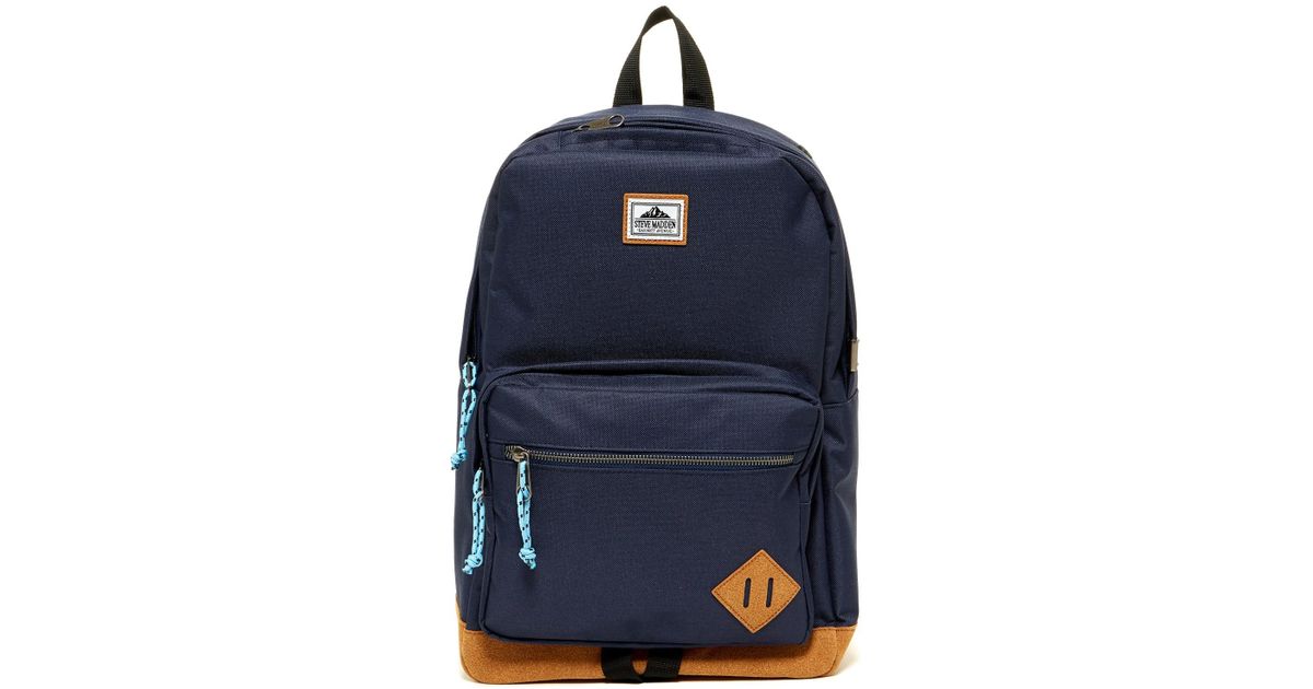 steve madden blue backpack