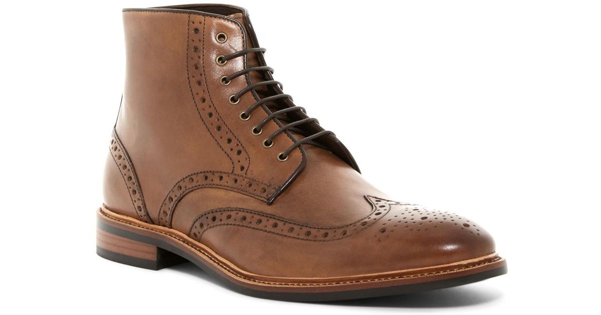 stafford wingtip boots