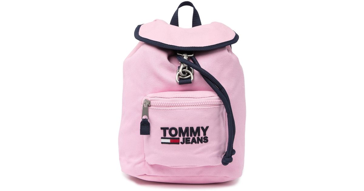 tommy hilfiger pink backpack