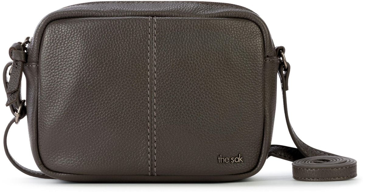 The Sak De Young Leather Camera Crossbody Bag In Slate At Nordstrom