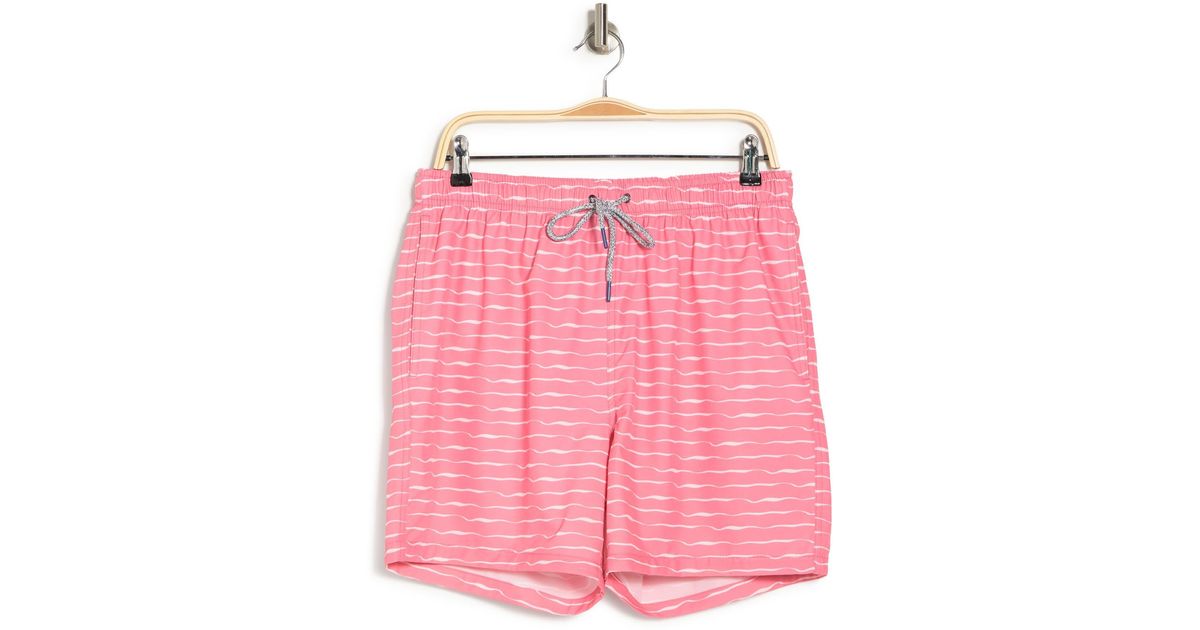 Rainforest Jaws Stretch Swim Trunks in Pink for Men Lyst
