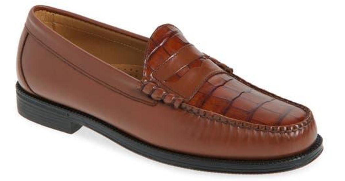 G.H. Bass & Co. Larson Easy Weejun Penny Loafer in Brown for Men | Lyst