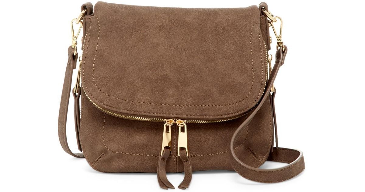 Lyst Urban Expressions Eden Vegan Leather Crossbody In Brown