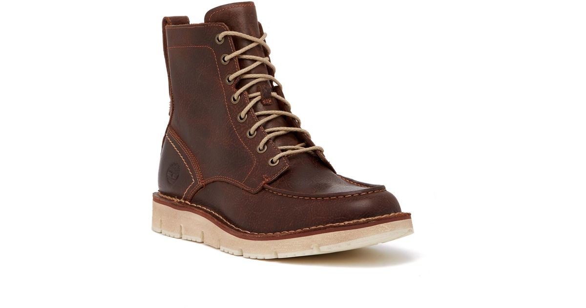 Timberland Leather Westmore Moc Toe Boot in Tortoise Shell (Brown) for Men  - Lyst