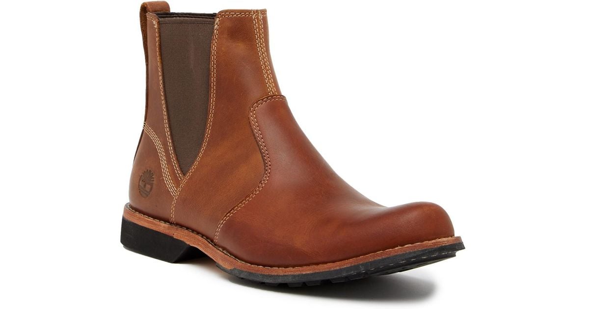 Timberland City Casual Side Zip Chelsea Boot in Brown for Men | Lyst