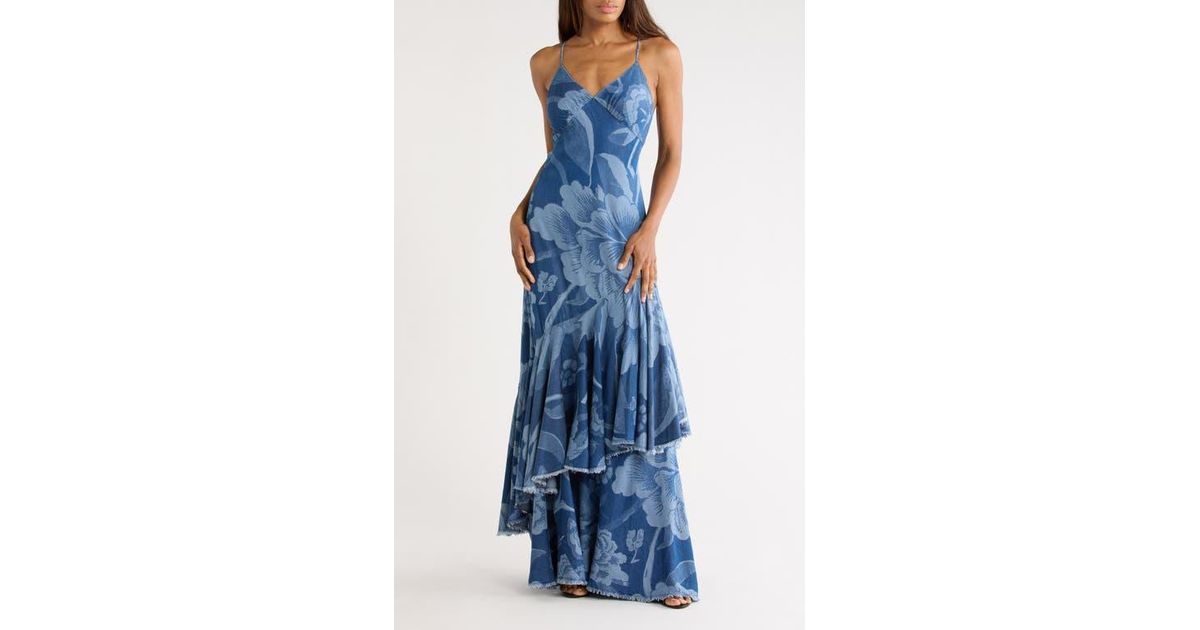 luisa ruffle maxi dress Luisa Ruffle Maxi Dress