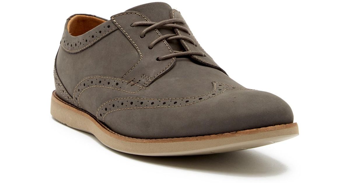 Clarks Raharto Wingtip Leather Derby in 