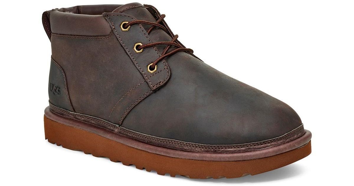 UGG Leather UGG Neumel Utility Chukka Boot in Brown for Men - Lyst