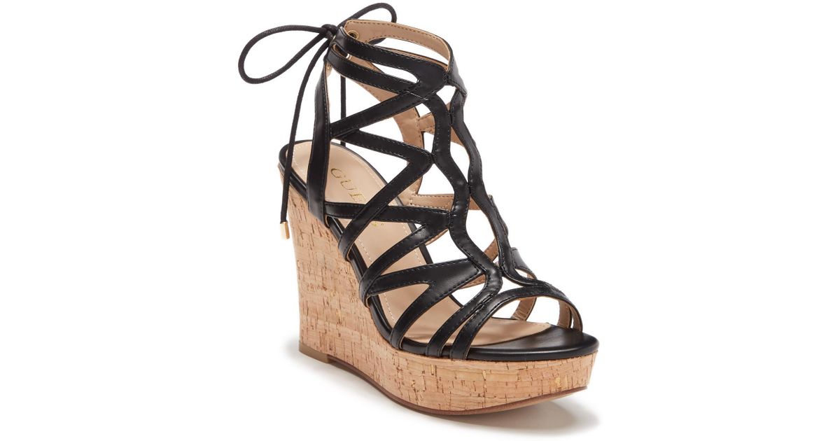 guess huyana wedge sandal